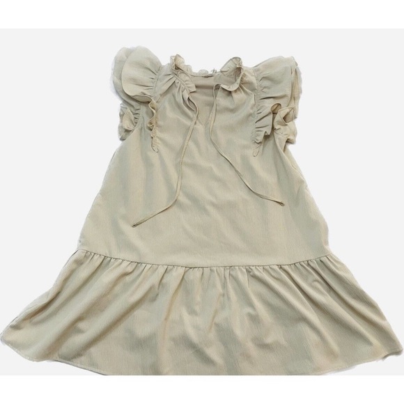 Entro Ruffle Dress Nude - Picture 4 of 4